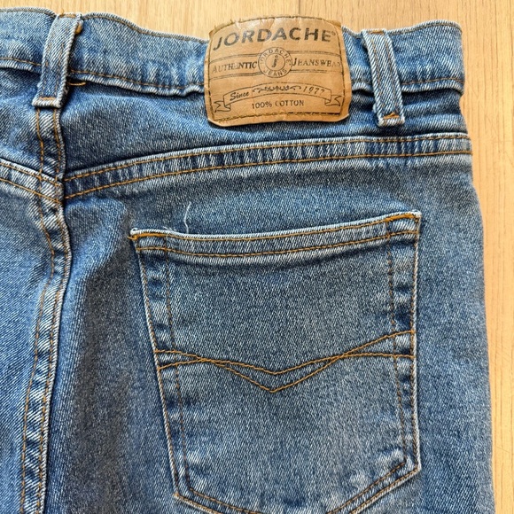Vintage Jordache High Rise Straight‎ Leg Classic Blue Denim Jeans Women's 14 EUC - Picture 10 of 11